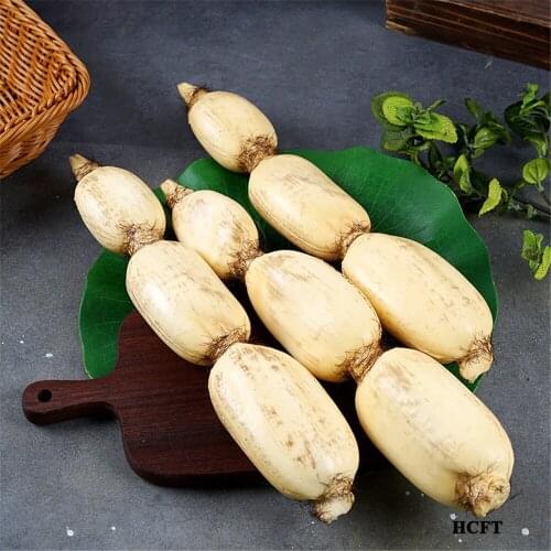 Faux simulation fake vegetables Kitchen cabinet dining room hall hotel restaurant store shop decoration lotus root model