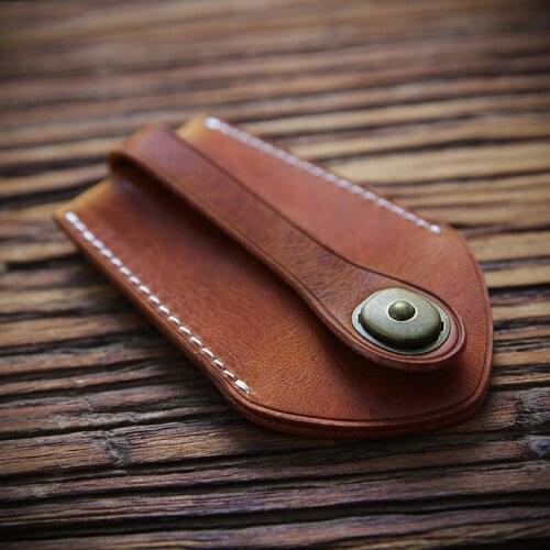 Genuine Leather Key Wallet Men Male Cowhide Vintage Handmade Key Wallets Bag Case Holder Pouch Keyring Organizer Housekeeper Man