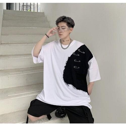 Summer new ins Korean fashion mens loose sleeveless T-shirt youth fashion mens Vest casual shorts suit