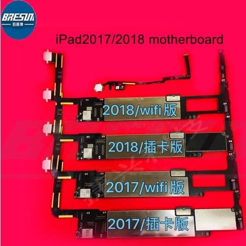 Clean ICloud Wifi Version Unlocked Logic Main Boards For Ipad1 2 3 4 5Wifi Motherboard A1395A1403A1458A1474 A1475A1476A1459A1460