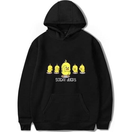2020 Cute Yellow Ducks Hoodies Boy Girl Fashion Autumn Sweatshirts Women Men Casual Funny Popular Duck Hip Hop Hoodie Streetwear