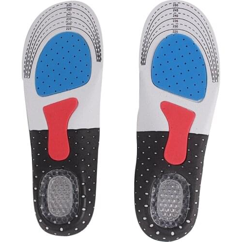Free Size Sports Insole Pad Running Trekking Thickening Shock Absorption Unisex Insole Arch Support Breathable Shoes Pad