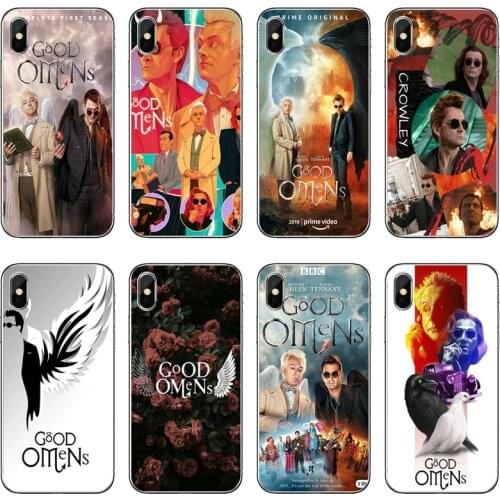 TV good omens soft Transparent Phone Case For Huawei P30 P20 Pro P10 P9 P8 Lite Y5 Y6 Y7 Y9 P Smart Plus 2018 2019