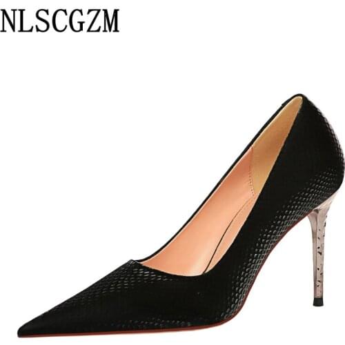Harajuku Shoes Heels Women Pumps Wedding Shoes for Women Bride Shoes for Women 2021 High Heels Office 2021 Zapatillas De Mujer