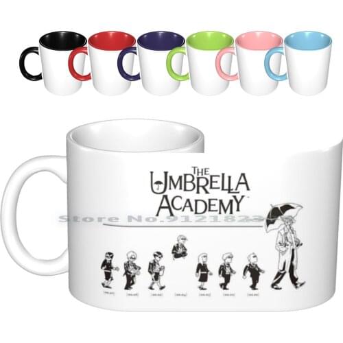 The Umbrella Academy Ceramic Mugs Coffee Cups Milk Tea Mug Umbrella Academy The Umbrella Academy Umbrella Academy Cha Cha Hazel
