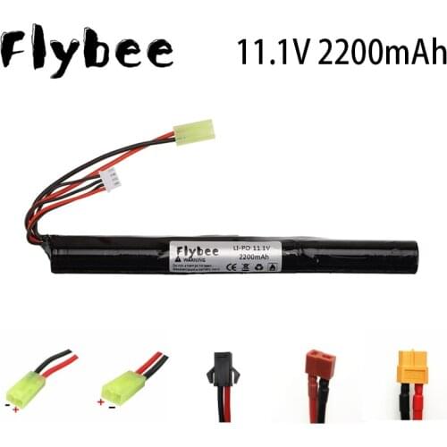 11.1V 2200mAh 30C Max 60C 3S Mini Airsoft gun RC Model Helicopter Quadcopter RC LiPo Battery Airsoft Gun Battery 1PCS
