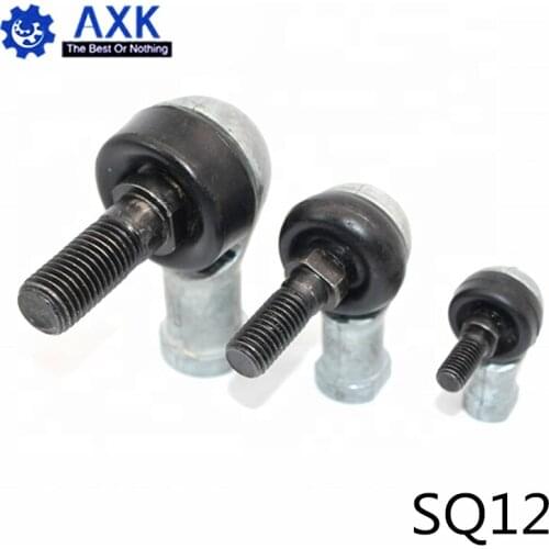 4x SQ12 M12 Bore 90 Degrees Connector Ball Joint Rod End Bearing 12mm Male Steel,Hot Sale