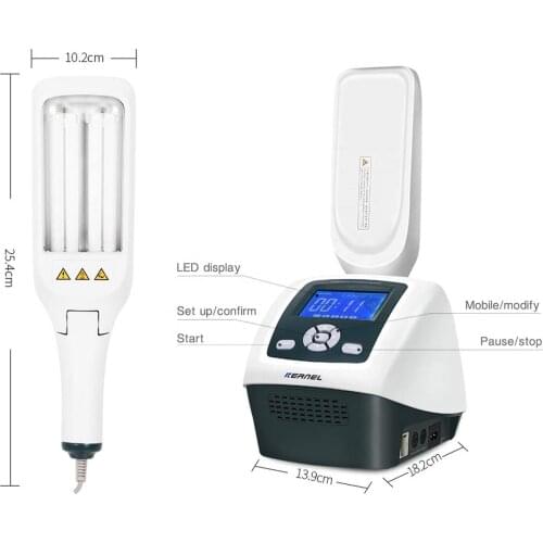 CE approved UV phototherapy machine vitiligo psoriasis treatment lamp home use portable uvb physiotherapy instrument