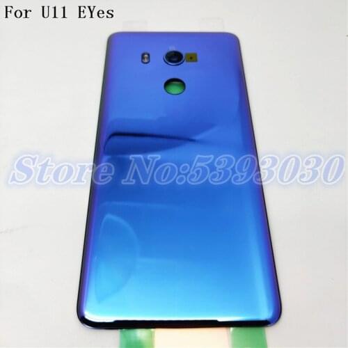 New For HTC U11 EYEs Back Battery Cover Rear Glass Door Housing Case For U11 EYEs Battery Cover+Camera Lens Replacement