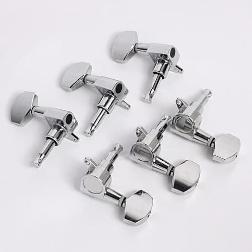 Guitar Tuning Pegs 3L3R Machine Heads for Electric Acoustic Guitar Parts Silver Chrome Black Gold