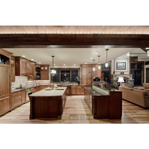 2019 solid wood kitchen cabinet traditional distressed armadio da cucina mobili da cucina wooden kitchen furnitures S1606044