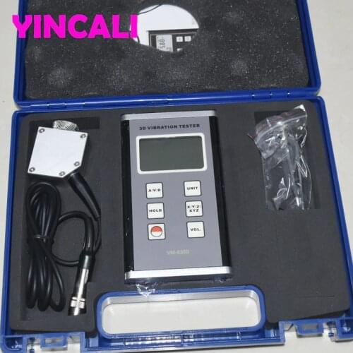 Multifunctional Digital Vibration Meter VM-6380 3-Axis Piezoelectric Accelerometer Sensor Vibrometer Vibration Meter VM6380