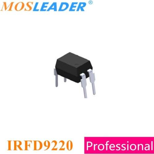 Mosleader IRFD9220 DIP4 100PCS IRFD9220PBF High quality Original P-Channel 200V 0.56A 560mA