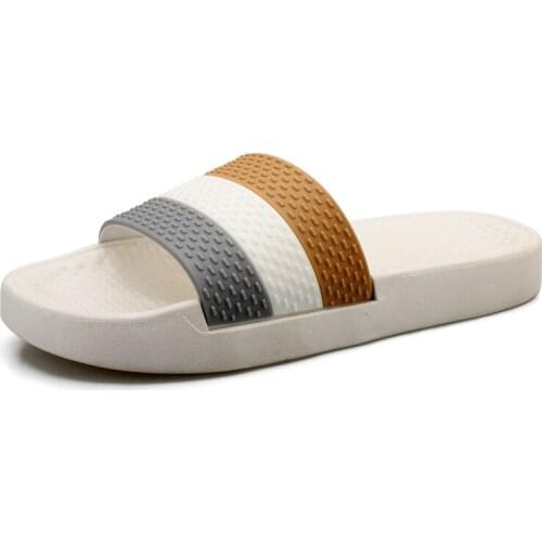 New Women Cool Casual Brand 2021 Men Sandals Slides Slippers Summer Flip Flops Beach Couple Flats Green Sandalias Zapatos Hombre