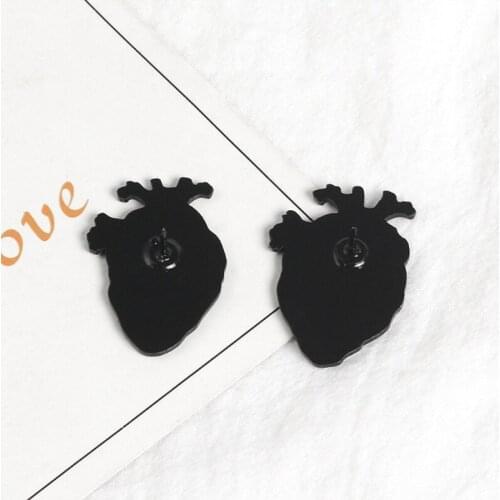 14 Styles Anatomical Heart Pin Kit Scientific Heart Enamel Lapel Pin for medical-Pinning Ceremony on Backpacks Hats Bags