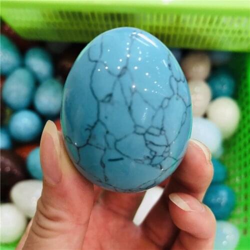 Natural Crystal Stone Turquoise White turquoise And Malachite1 pcs Yoni Jade Eggs Women Vaginal Healthcare Stone