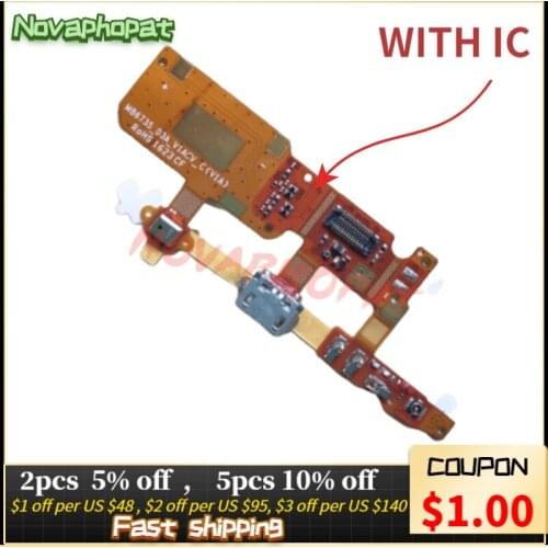 Novaphopat For ZTE Blade A515 A511 USB Dock Charger Charging Port Data Transfer Connect Connector Flex Cable Mic Replacement