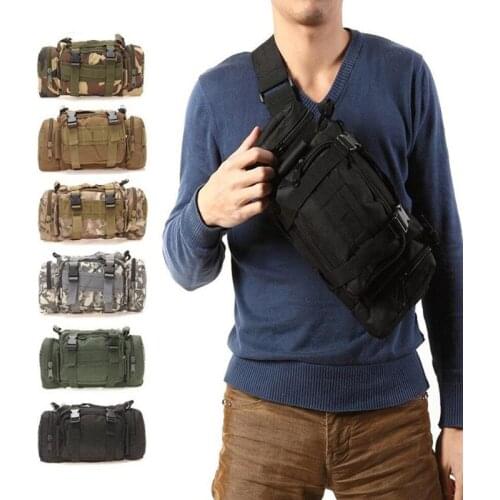 Sports outdoor fishing waterproof running bag waist bag camera photography tactical bag multifunctional 3P magic waist bag