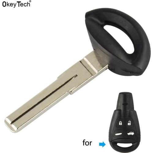 OkeyTech 1PC Car Replacement Part Entry Remote Key Fob Shell Case Blade for SAAB 9-3 9-5 Good Quality Auto Key Blade New Styling