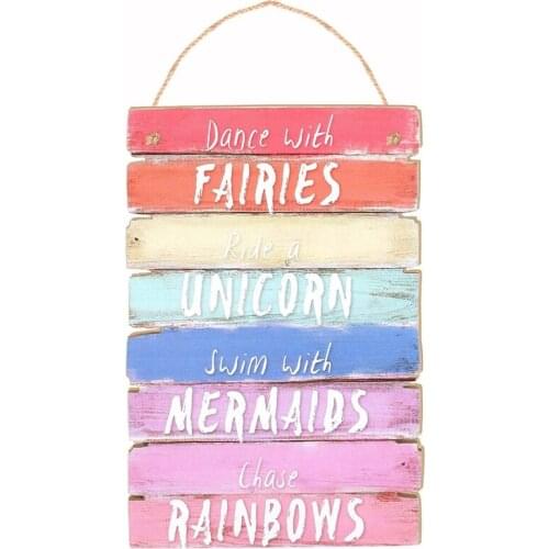 Pastel Rainbow Wall Hanging Sign For Teen Girls, Kids Bedroom, Nursery, College Dorm, Girls Room Decor Amazing Gift For Rainbow