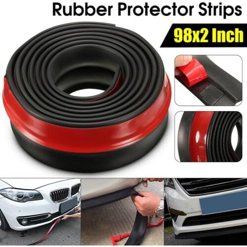 Carbon Fiber Rubber Moulding Strip Soft Black Trim Strip DIY Car Door Edge Protection Accessory For Car Sticker Car Styling