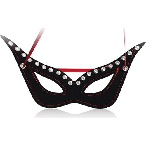 Adult Sex Products SM Sex Toy bdsm Women PU Leather BDSM Eye Mask Cosplay Mask Adult Game Masquerade Party Face Mask