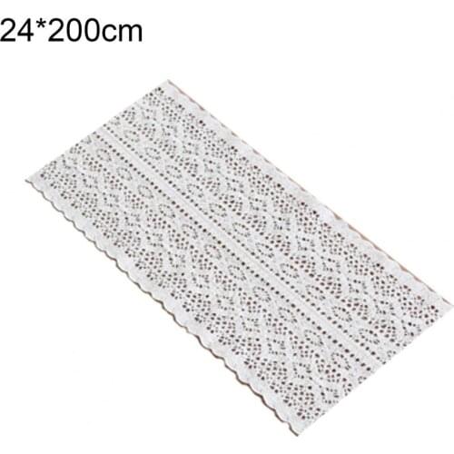 Modern Chic Vintage Cotton Hollow Embroidered Crochet Table Runner Dining Placemats Tablemats Home Decor Wedding Party Decor