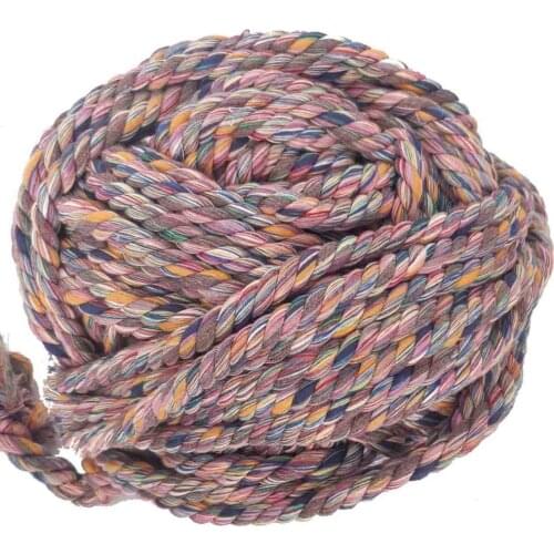 5 metre 3 Twist Marbled Makrome Lanyard, Colorful Rope Macrame Rope, Rainbow Rope 12 mm NO2