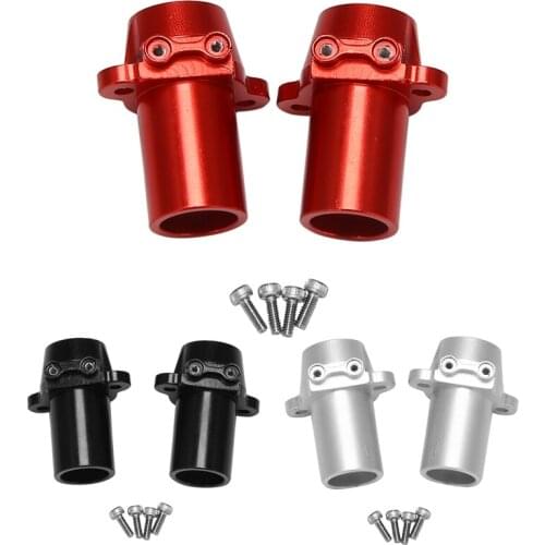 1 Pair Racing CNC Aluminum Rear Hubs Off-Road Tube Rack Car Rear Axle Sleeve for Axial 1/10 RBX10 Ryft Model Car Part