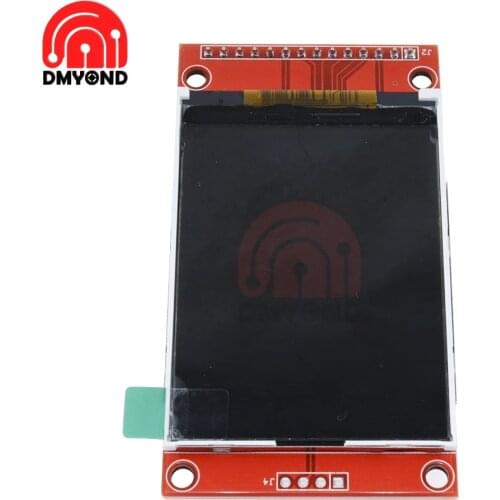 2.4" 240x320 SPI TFT LCD Serial Port Module RGB White LED +5V/3.3V PBC Adapter Micro SD ILI9341 without Touch Panel