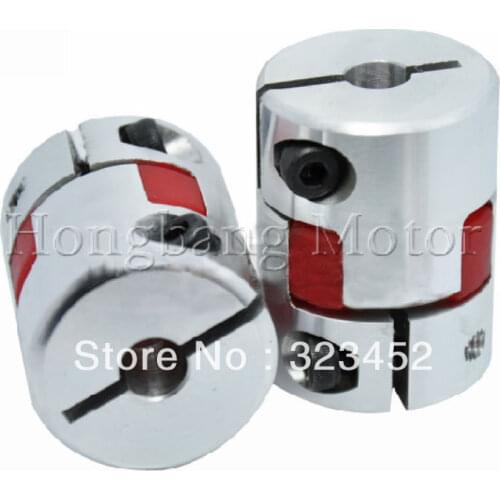 4PCS CNC Coupling Flexible 8x8mm D30L40 Jaw Spider Plum Coupling Shaft Coupler