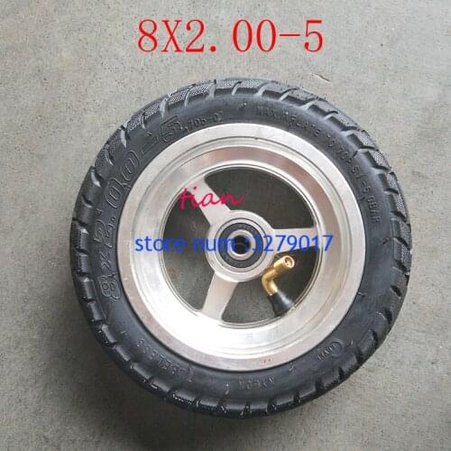 8X2.00-5 wheel hub for Pocket Bike MINI Electric Wheelchair Motor Tubeless Tyre