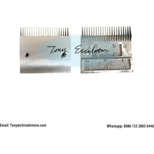 50644839 Escalator Comb Plate Aluminum L199.4mm W181.42mm Hole Space 145mm RIGHT CENTER 22Teeth for schindler parts