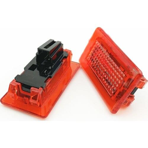 Car Flashing Light Warning Light Car Door Light Welcome Atmosphere light Glitter Lamp for Model X S (2Pcs)