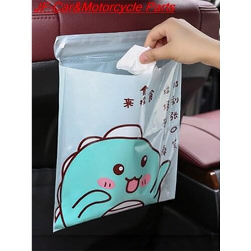 Car Trash Bag Easy Stick-On Disposable Portable Car Garbage Bags Durable Waterproof Leak Proof Vomit Trash Bag Suitable for Car