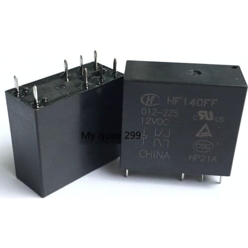 Free shipping lot(10pieces/lot)Original New HF JZX-140FF HF140FF 012-2ZS JZX-140FF-012-2ZS HF140FF-012-2ZS 8PINS 10A 12VDC Relay