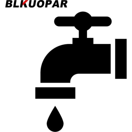 BLKUOPAR for Tap Water Car Stickers Sunscreen Decals Personality Car Accessories Trunk Skateboard Waterproof DIY Goods