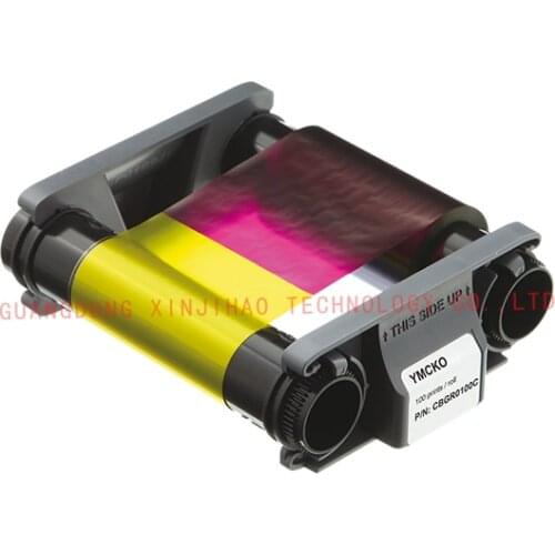 Evolis Badgy100/Badgy200 YMCKO Color Ribbon/Original CBGR0100C Color Ribbon