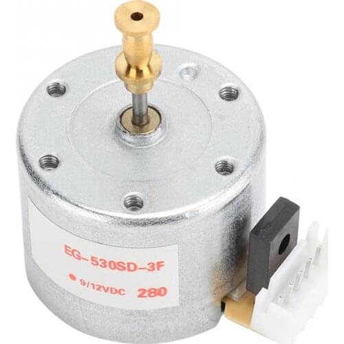 DC 9-12V 3-Speed Turntable Motor Brush Vinyl Record Recorder Turntables Motor 25mm Mounting Hole 33/45 78RPM Recorder Motor