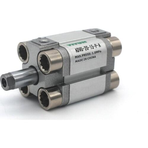 ADVU-20-55/60/65/70/75/80/85/90/95/100-P-A ADVU-20-55/60/65/70/75/80/85/90/95/100-A-P-A YIYUN brand Compact cylinder ADVU series