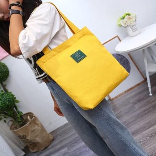 Unisex Commuting to Work or School Canvas Womens Bag Mens Bag Canvas Tote Storage Bag Handbag Canvas Tote Zippered