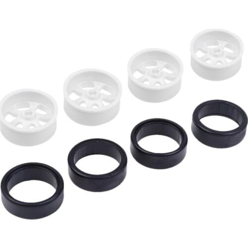 K969-01 K969-02 Wheel Rim Hub with Tire for Wltoys K969 K979 K989 K999 P929 P939 1/28 RC Car Spare Parts