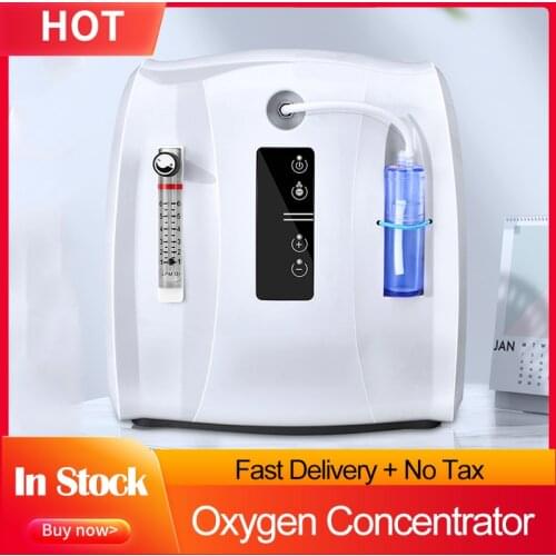 AUPORO Oxygen Concentrator 93% High Concentration 1-6L Adjustable Medical Oxygen Generator Machine for Household Use