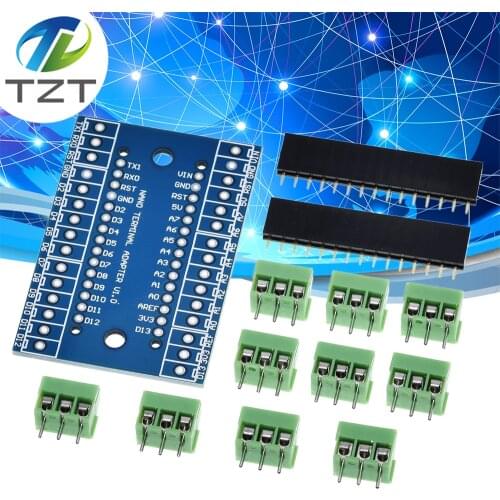 NANO V3.0 3.0 Controller Terminal Adapter Expansion Board NANO IO Shield Simple Extension Plate for arduino Diy Kit