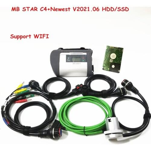 2021 Hot sale Auto Diagnostic Tools MB star C4 SD connect Compact 4 with WIFI Function V2021.06 software hdd or ssd for mb cars