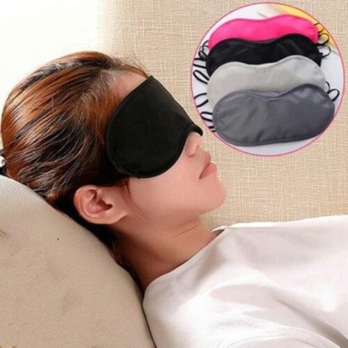 5 pcs Hot Sell Black Travel Sleeping Eye Mask Black Eye Shade Sleep Mask Black Mask Bandage On Eyes For Sleeping Sleep Mask