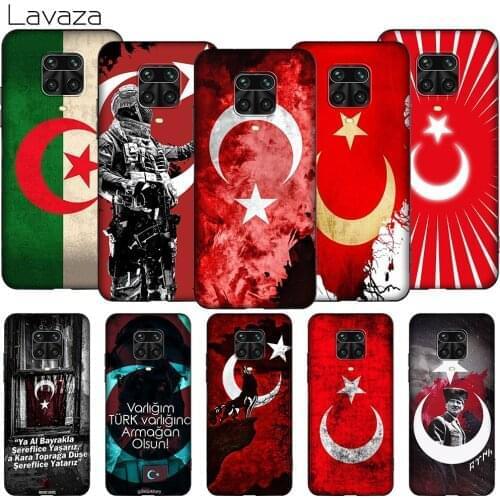 Lavaza K6 Algeria National Flag TPU Soft Case for Redmi Note 5 6 6A 7 7A 8 8T 8A 9 9A 9C 9S K20 K30 Poco X2 Pro Max