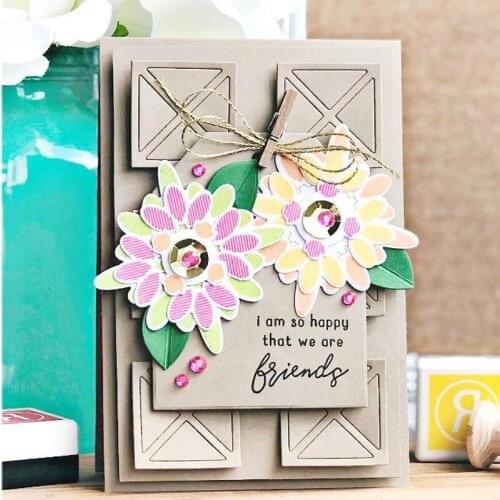 Overlap Cross Envelope Metal Cutting Dies Stencil for Scrapbooking Photo Album Embossing Paper Cards Making Decorative Crafts