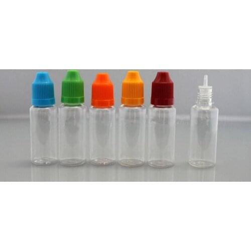 Wholesale 2000pcs 50ml Clear Bottles Electronic Cigarette Oil Bottle With Childproof Cap Long Thin Dropper Tip