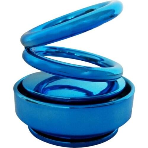 Solar Double Ring Rotating Suspension Car Perfume Air Freshener F-Best